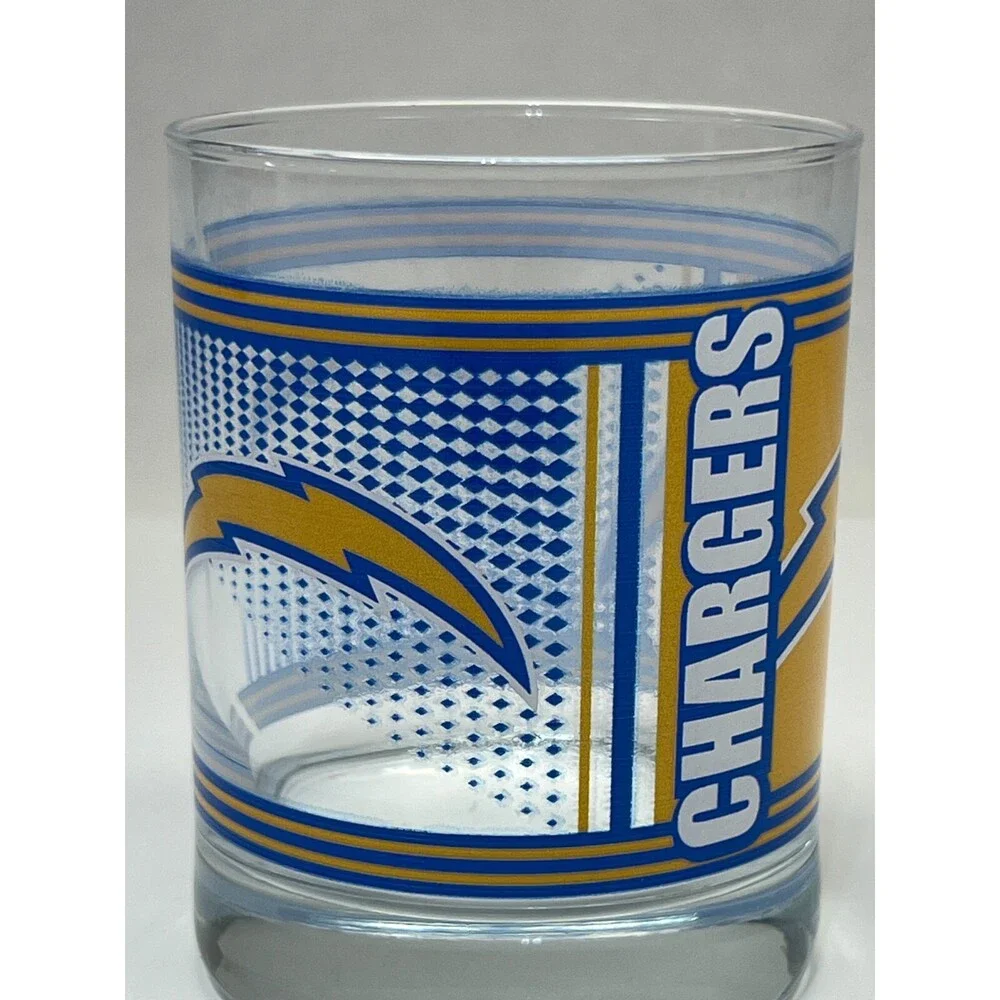 Los Angeles Chargers Shot Glass Wine Cup Cocktail Whiskey Rocks 13oz NFL Merch